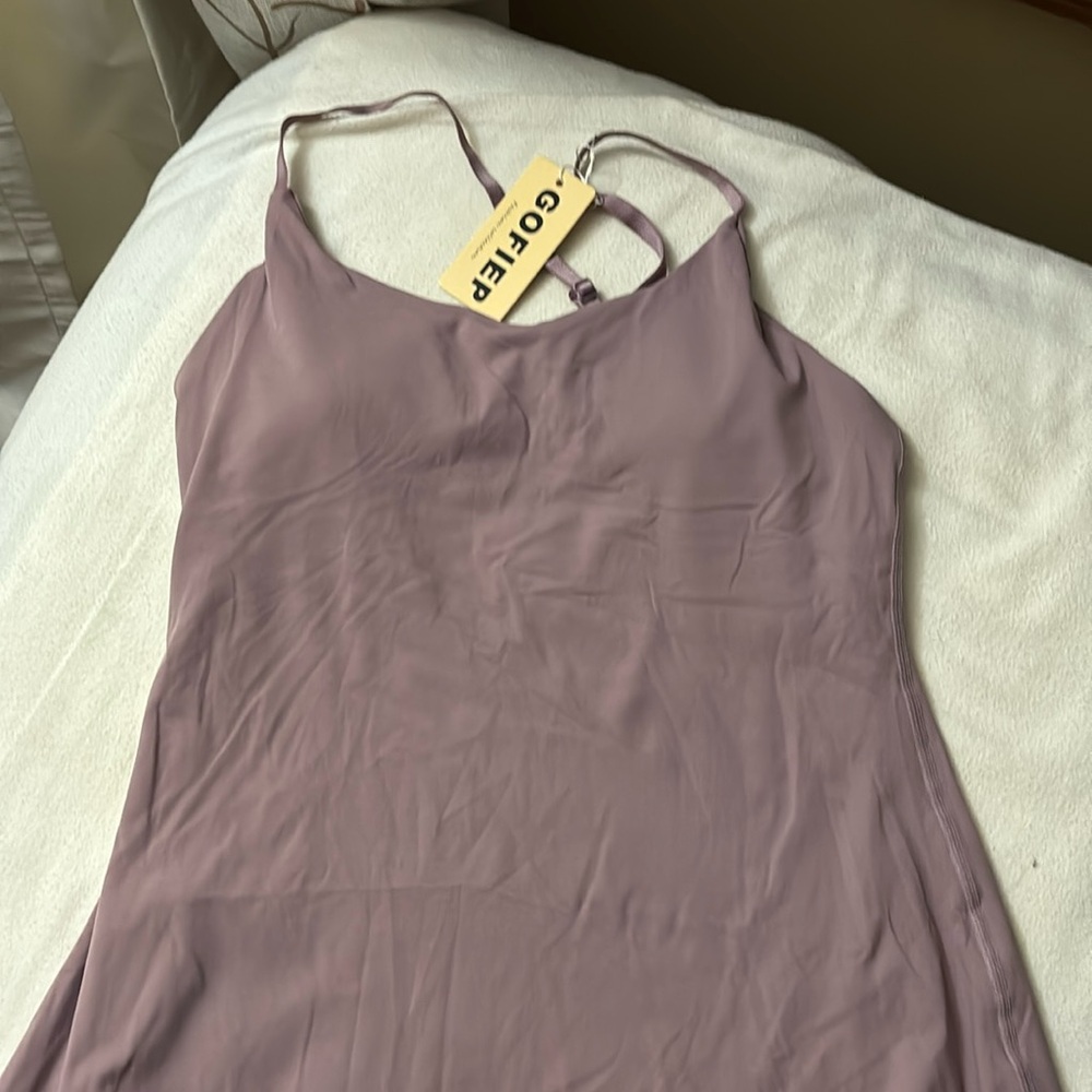 Gofiep , romper with built-in shorts great for a pickle ball or tennis